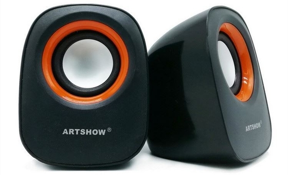 USB5V Portable Wired Computer Speaker 3.5mm Stereo For Laptop 3W