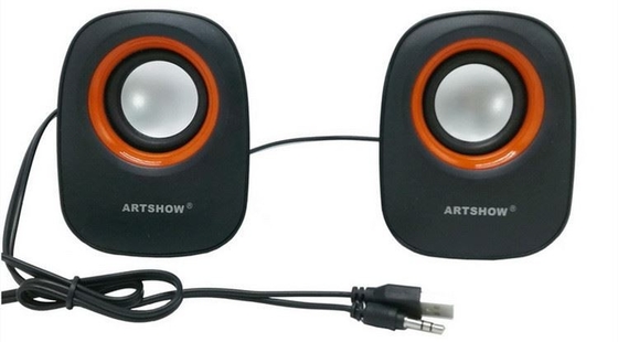 USB5V Portable Wired Computer Speaker 3.5mm Stereo For Laptop 3W
