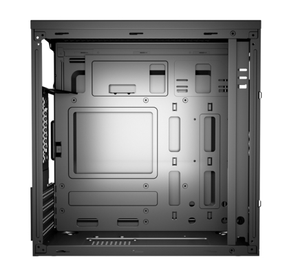 ETEK Gaming Computer Case MATX 2 Big RGB Fans On Front Panel  Fan On Side Pandel Available Support OEM ODM