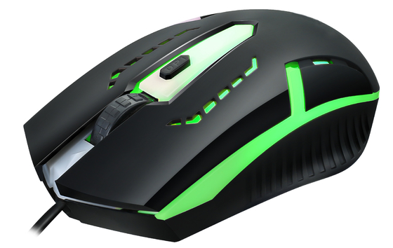 Supports Red Blue Purple Gradient Lighting Multi-level DPI Adjustment Wired Computer Mouse For Portable Gaming