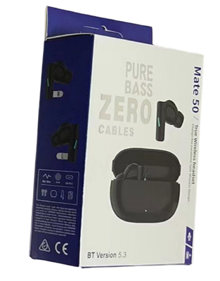 Banzai Antenna Dual Batteries F10 Speaker Unit Bluetooth 5.3 TWS Earbuds With Charging Case For Commuters Students