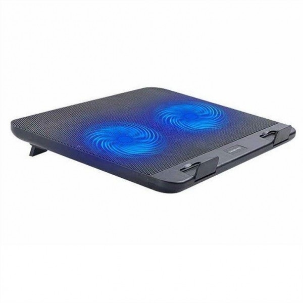 ETEK - Two Fans Slim and Small Angle Tilt Quantum Laptop Cooling Tray Pad for 15.6inch Screen