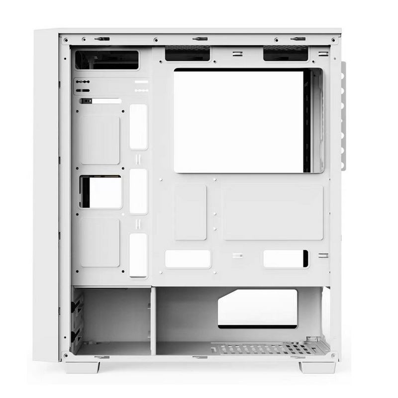 Dazzle Time Tunnel Effect Support ARGB fans in 12cm Black and White are available. Side panel is Tempered Glass.