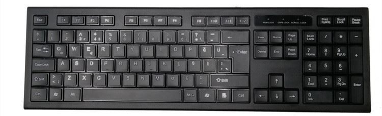 Wireless Keyboard and Mouse Combo 2.4GHz Slim Full-Sized Silent Combo with USB Nano Receiver for Laptop, PC