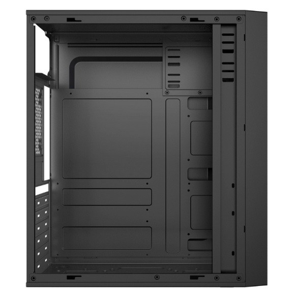 Acrylic Panel ATX Computer Cabinet RGB Gaming PC Case Black Chassis Front ABS Panel With RGB Light Strip