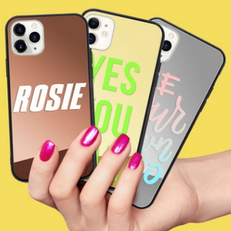 ETEK Full Edge Mirror Mobile Protector Cover IMD Phone Case Personalised Painting