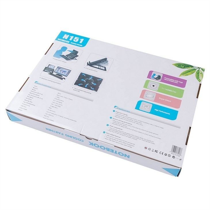 ETEK Laptop Cooling Pad- Laptop Partner 14CM Quantum Cooling Pad Fan For Gaming Laptop