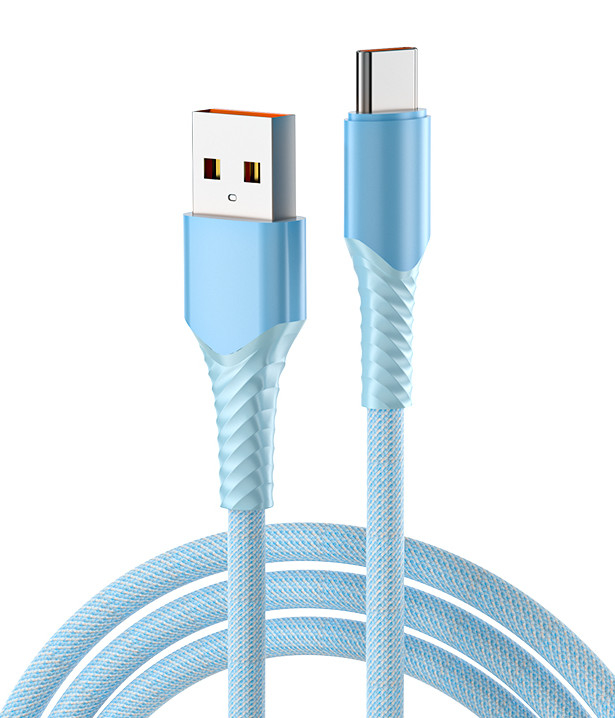 QC3.0 Mobile Charging Fast USB Data Cable To Type C Max Power 66W