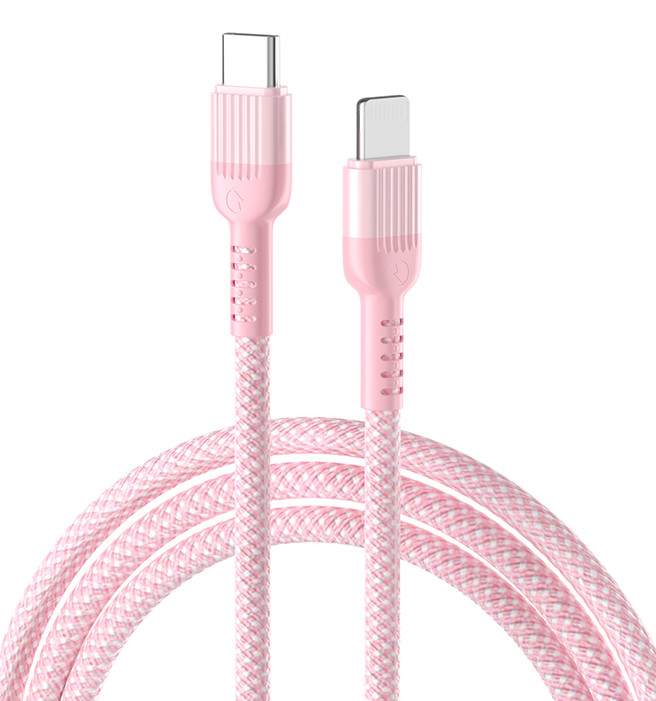 PD 27W TPE Fast USB Data Cable Type C To Lightning For Iphone Charging