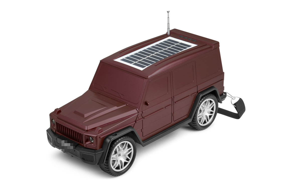Classic Car Shaped Bluetooth Speaker Combines Solar Flashlight And Radio Functions For Home Travel Outdoor