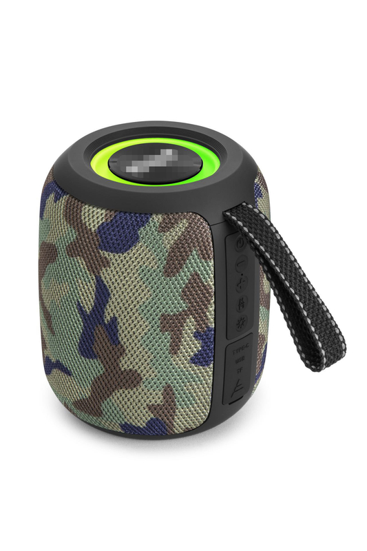 Portable 10W Hi-Fi Running Marquee Radio Bluetooth Speaker with Lights, Suitable for pairing with a TV or projector to enjoy high-quality home audio and video time