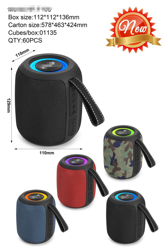 Portable 10W Hi-Fi Running Marquee Radio Bluetooth Speaker with Lights, Suitable for pairing with a TV or projector to enjoy high-quality home audio and video time
