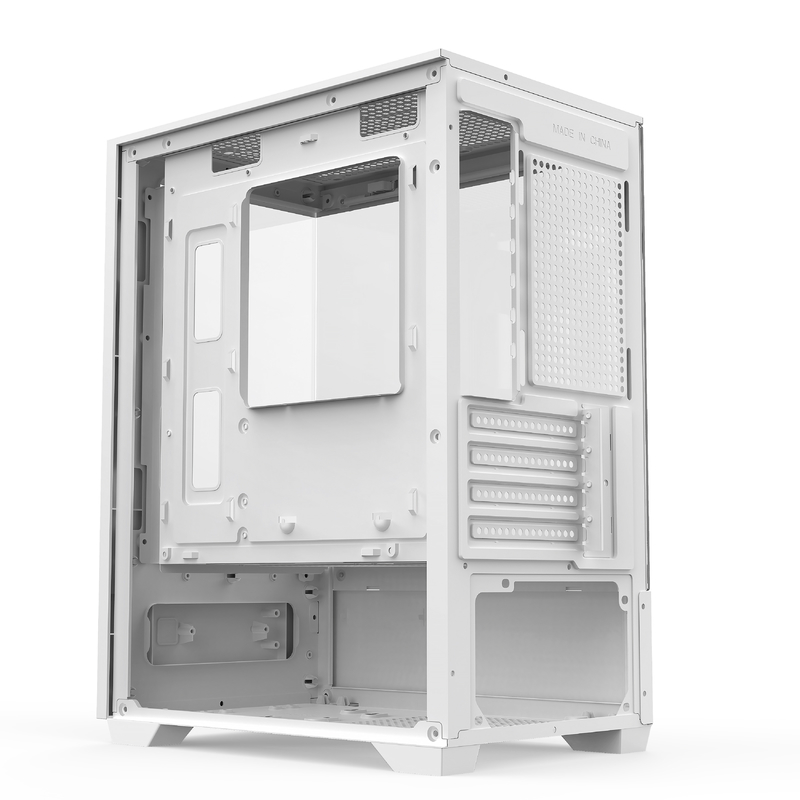 Micro-ATX ITX PC Gaming Case 1 HDD Bay 1 SSD Drive Bay Both Black White Colors