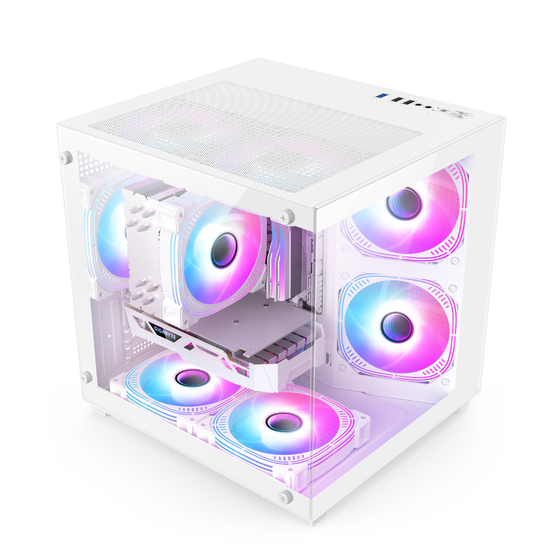 Micro-ATX/ ITX PC Case Awesome Heat Dissipation Supports Lots Of Different Hardware Setups For Gamer Pros