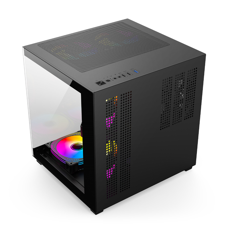 Micro-ATX/ ITX PC Case Awesome Heat Dissipation Supports Lots Of Different Hardware Setups For Gamer Pros