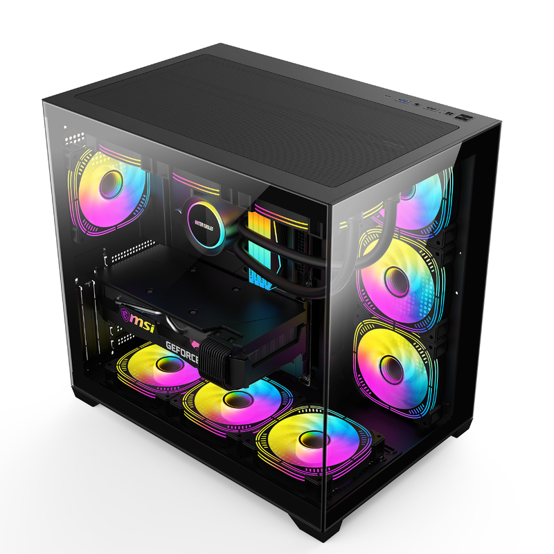 Modern Chassis Computer Case With Good Ventilation Ample Internal Space Efficient Cooling In Gaming And High Perform PCs