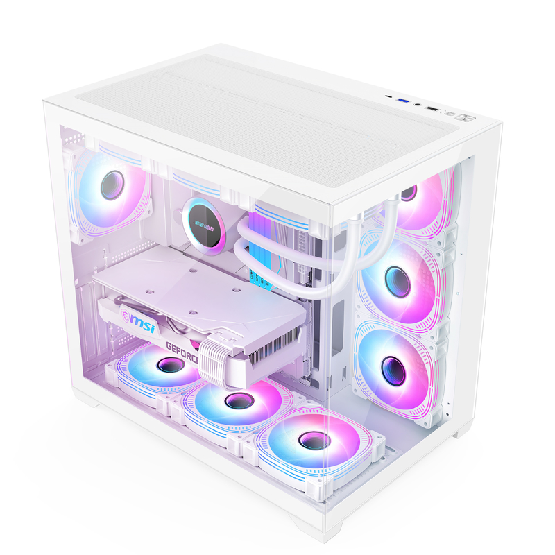 Modern Chassis Computer Case With Good Ventilation Ample Internal Space Efficient Cooling In Gaming And High Perform PCs