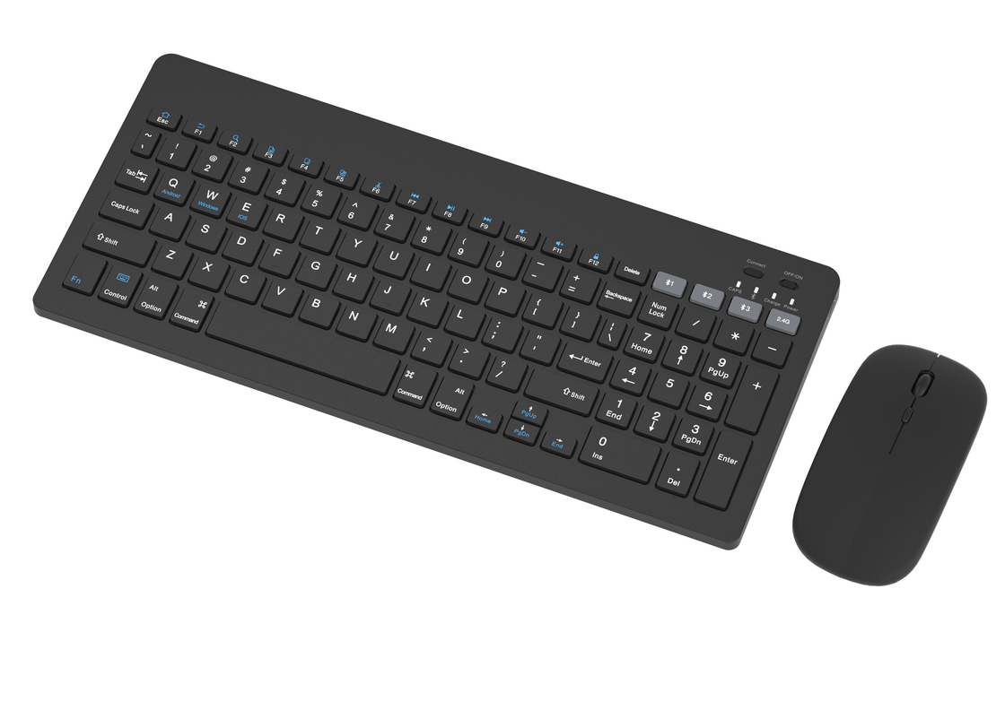 Minimalist All-black 99-key Wireless Keyboard With Wireless Charging Multi-DPI 4D Mouse For Offices Homes