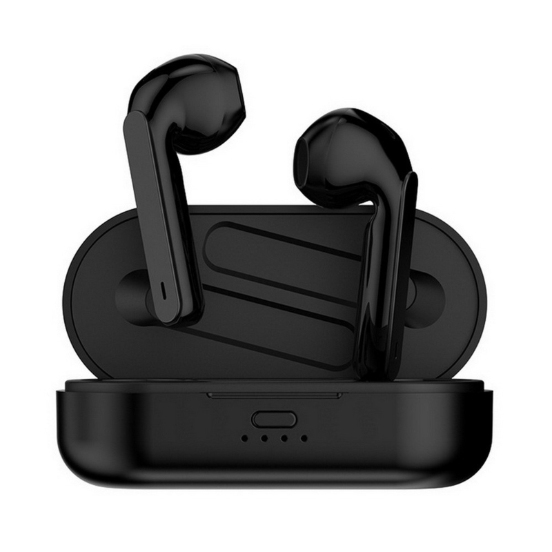 ETEK Wireless Earbuds, Bluetooth with Mic, Half-In-Ear Design, Noise Reduction for Clear Calls, Deep Bass, Waterproof