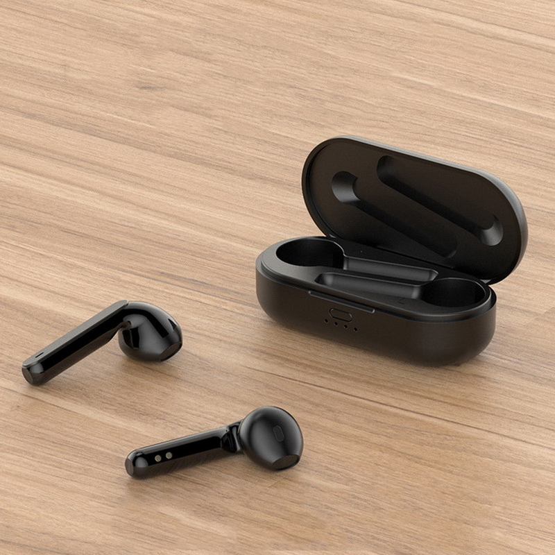 ETEK Wireless Earbuds, Bluetooth with Mic, Half-In-Ear Design, Noise Reduction for Clear Calls, Deep Bass, Waterproof