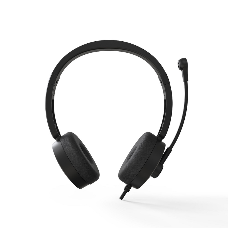 ETEK Noise-Cancelling Wired Headset Blocks Out Noise For Immersive Sound In Meetings Work Or Gaming