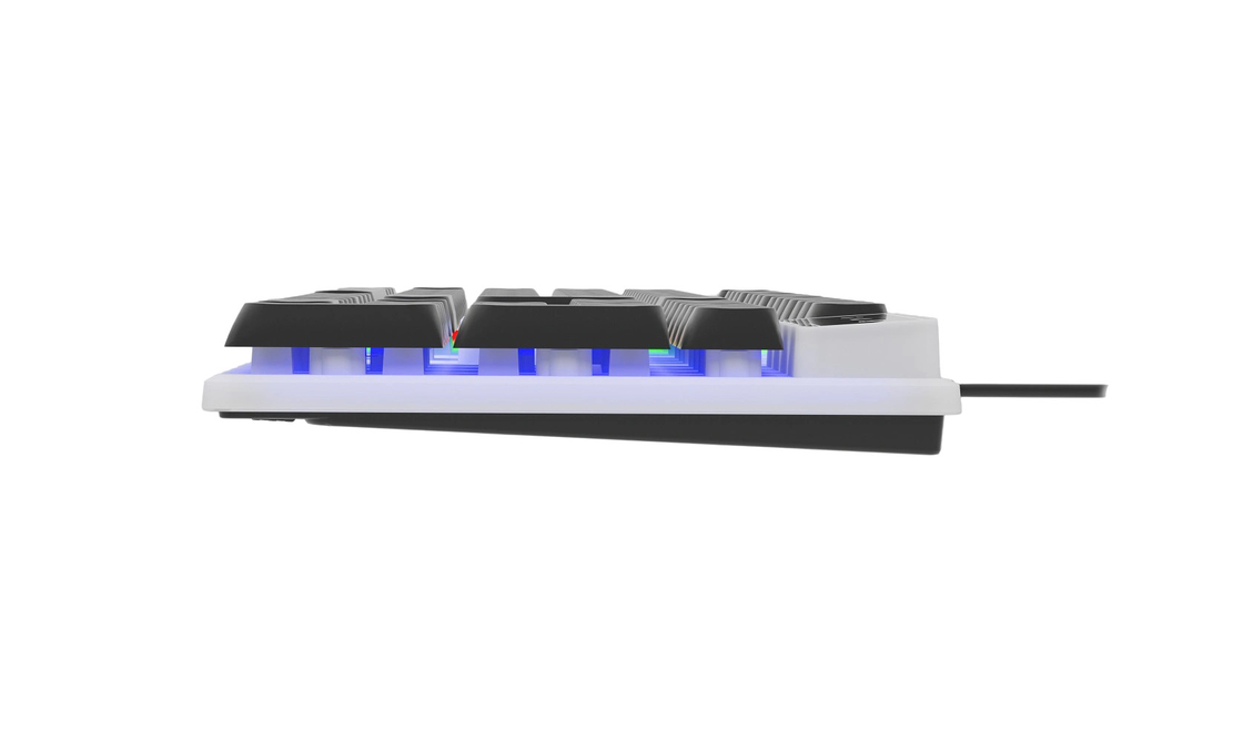 104 Keys Full-size Gaming Keyboard easy To Carry  Cool LED Rainbow Backlight All FN+F1-F12 Keys