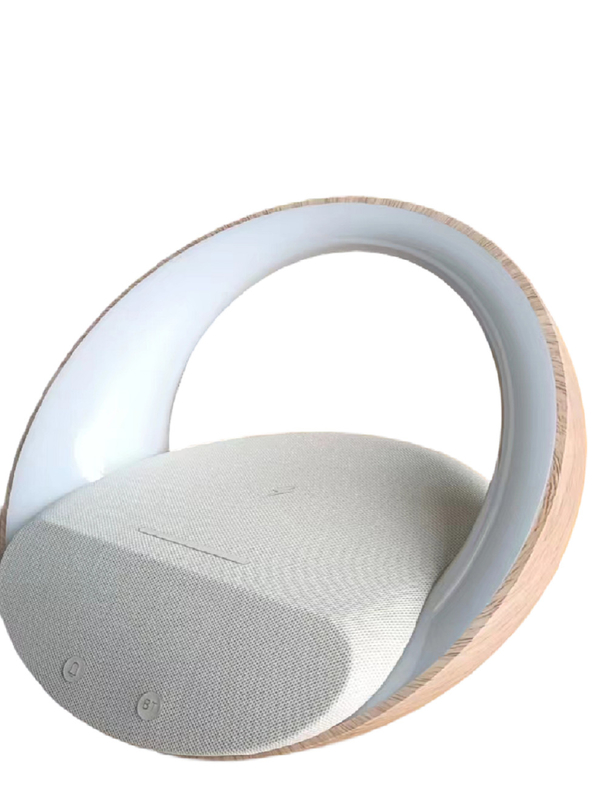 Multifunctional Wireless Charging Speaker Bluetooth Connectivity Built-in LED Lights And Alarm Clock For Families