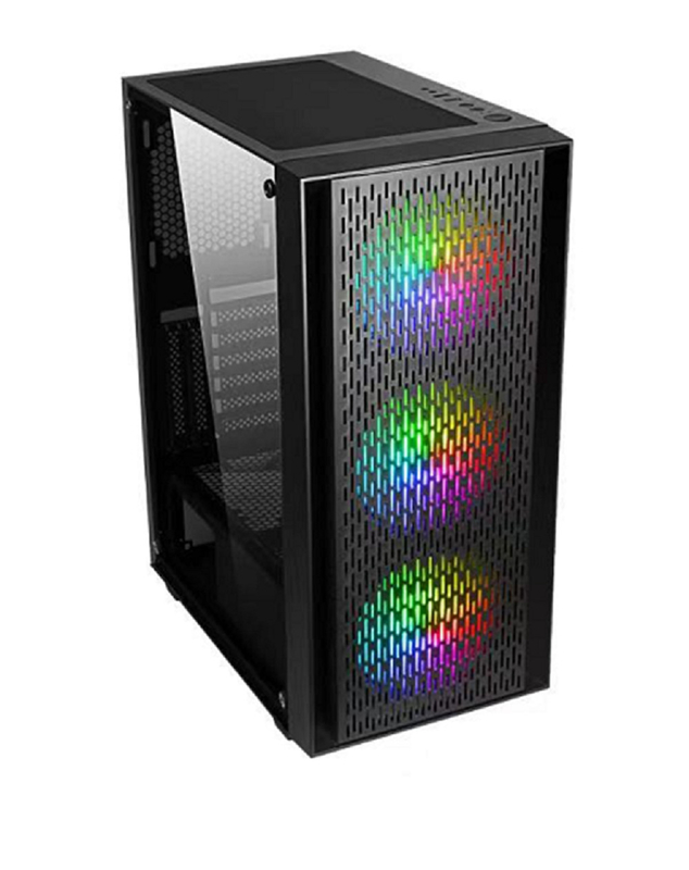 Supports ATX Micro ATX And ITX Motherboards With 7 Expansion Slots And 6 Fan Mounts For DIY Enthusiasts Gamers