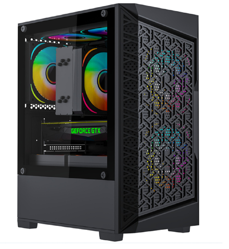 Supports MATX And MINI-ITX Motherboards 5 Fans Computer Case For Efficient Cooling USB 3.0 Interface Graphics Cards Up To 275mm Long