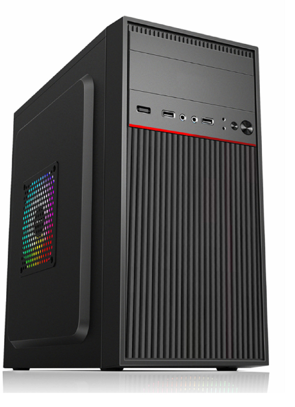 Standard ATX Power Supplies Computer Case With 12cm And 8cm Fan Mounts On The Front Left Side And Rear