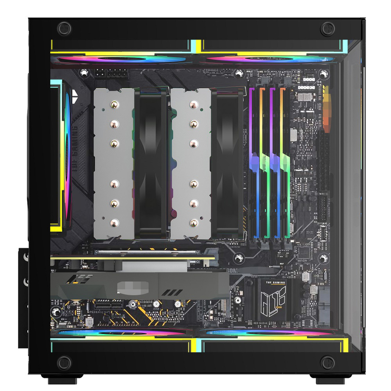 MATX/ITX PC Case Supports Graphics Cards Up To 320mm CPU Coolers Up To 165mm 1 HDD 2 SSDs 3 X 12CM Fans For Money