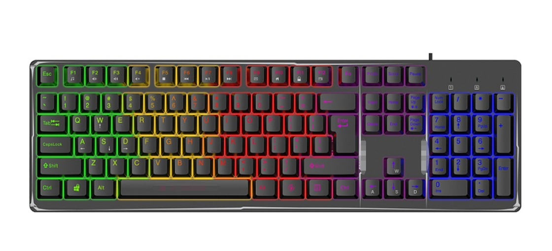19-key Anti-ghosting Keyboard With Replaceable And Colorful Monochrome Keycaps Slit Backlight Customizable Magnetic Ring