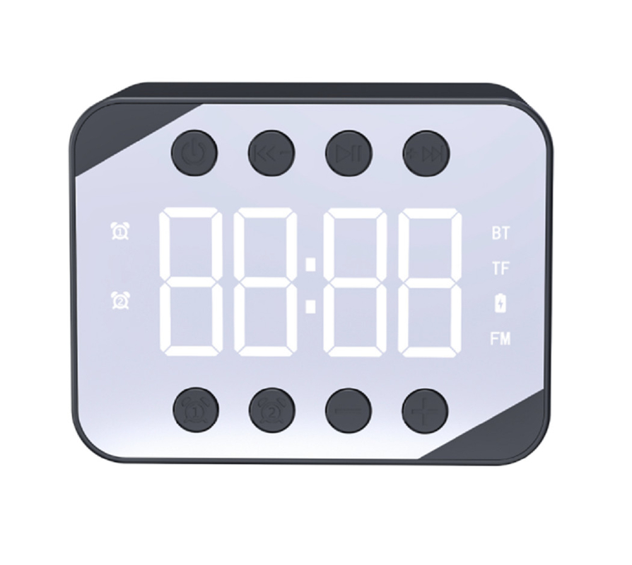 Bluetooth Speakers TF Card Playback And Clock Function 800mAh Battery With 3-4 Hours Playtime 3W Low-power Design