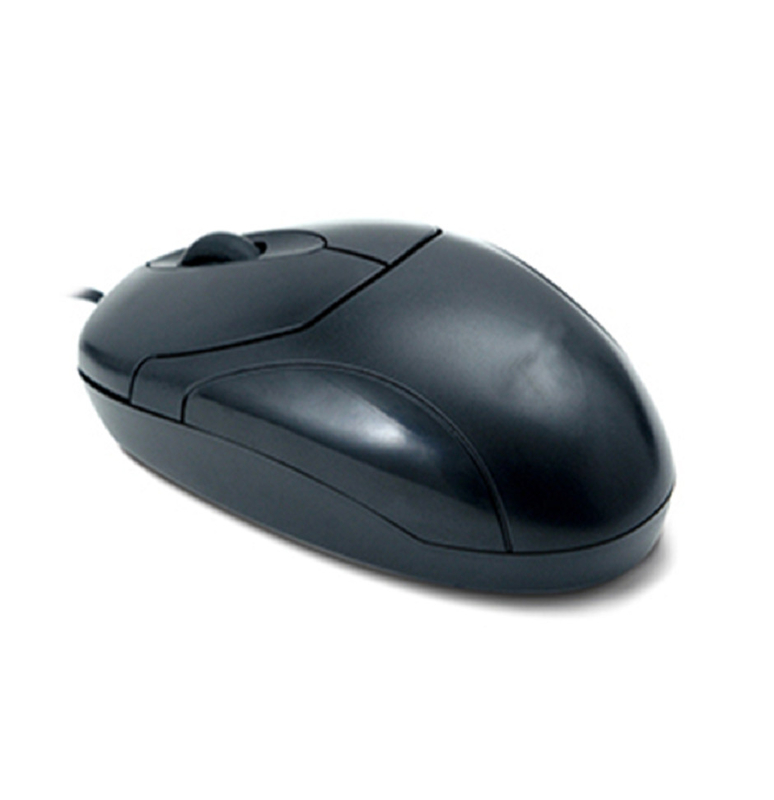 3D ergonomic design, dual PS/2 and USB interfaces, customizable colors, and multi-OS compatibility,
