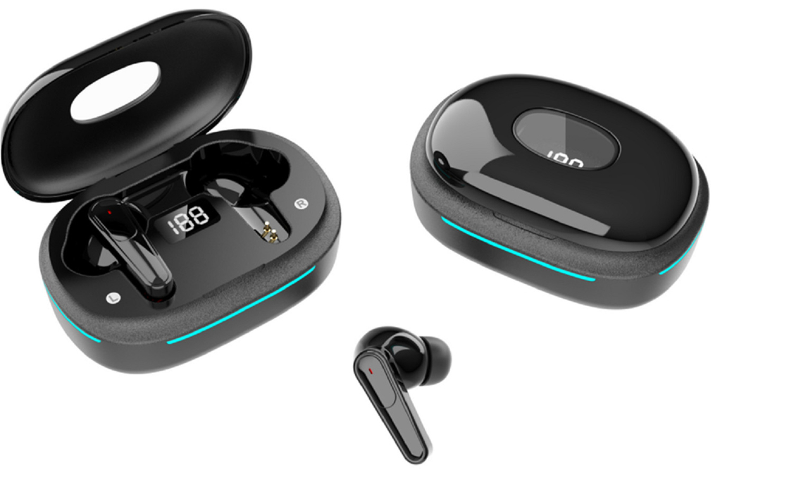 Equipped With Banzai Antenna And F10 Speaker This Device Features 30mAh Headphone Battery And 200mAh Charging Case