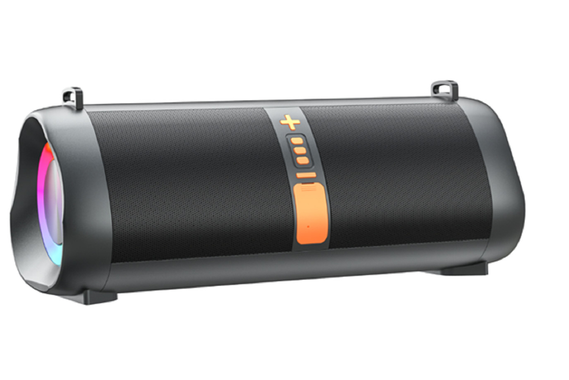 Dual 20W Speakers 7.4V 5000mAh Lithium Battery PVC ABS Metal Mesh Supports Bluetooth USB TF FM For Outdoor Enthusiasts