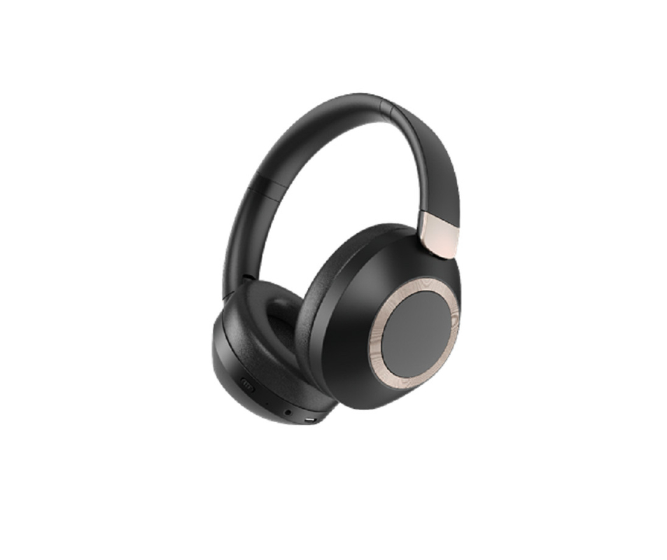ANC Bluetooth 5.4 Headphone 23dB Noise Cancellation 12-hour Battery Rotatable Design With Mic For Commuters Music Lovers