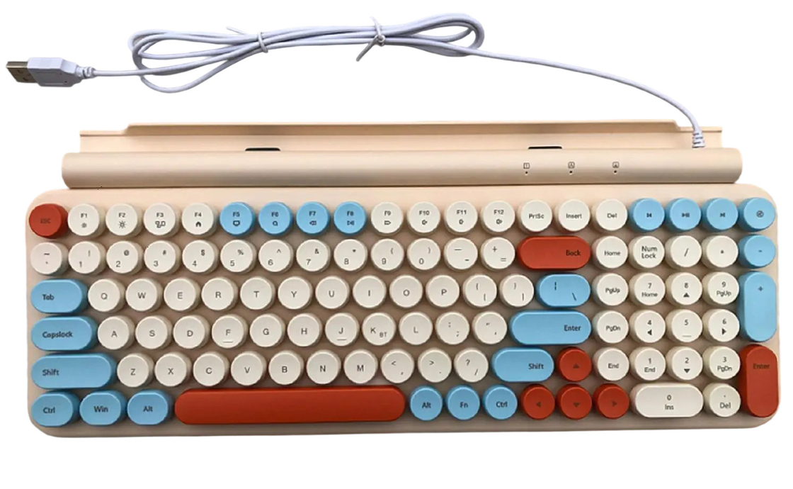 Supports USB Bluetooth Keyboards Mouse Combos And 2.4G Dual-mode Full Language Support 5 Million Key Life Multiple Color Options