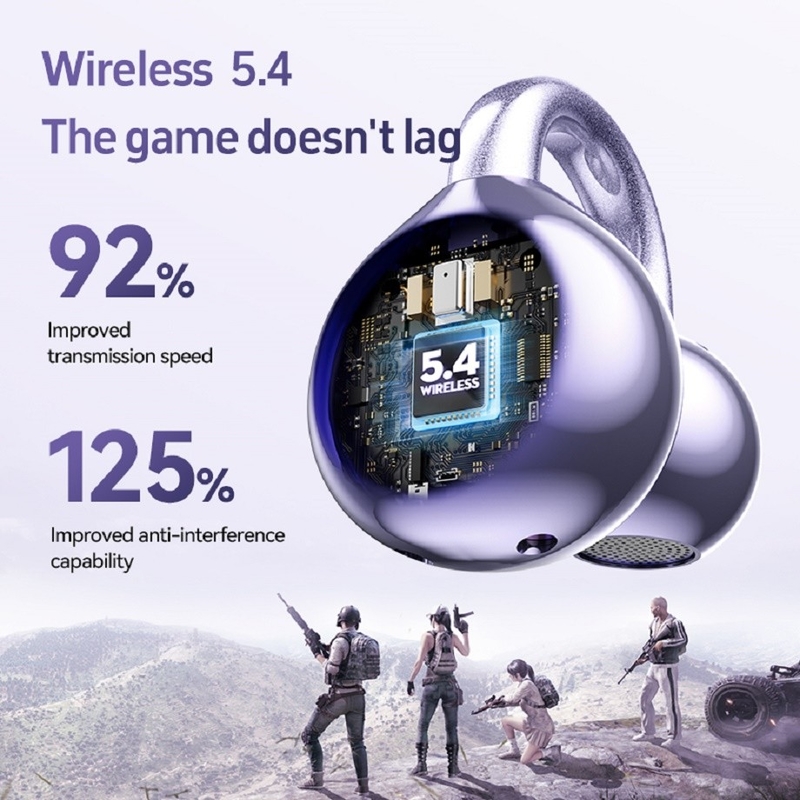 Bluetooth 5.4 A2DP/AVRCP/HFP Support Titanium Diaphragm Speaker 4g Per Ear Waterproof Sweatproof For Business People Gamers