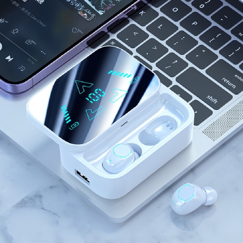 Sliding Compartment Design Intelligent Mirror Display High-speed Bluetooth 5.3 Earphone All-weather Battery Life waterproof For Sports