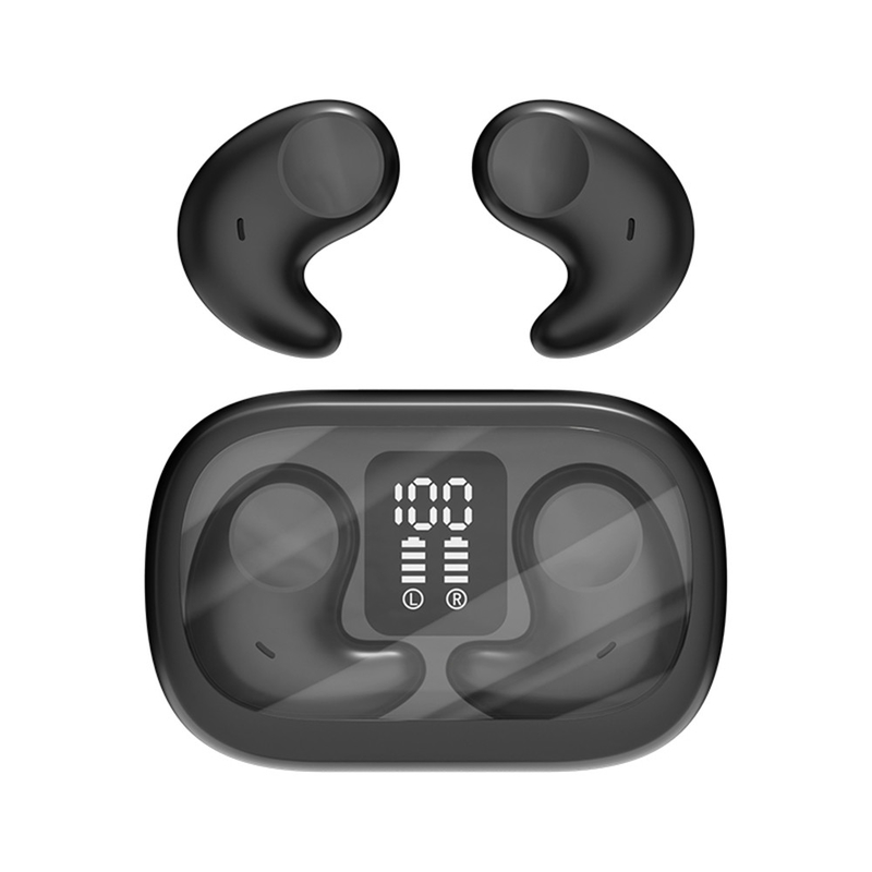 Single Ear 5.7×3.7×2.4cm, Lightweight And Thin No In-ear Design For Comfortable Side Sleeping Features HIFI Surround Sound