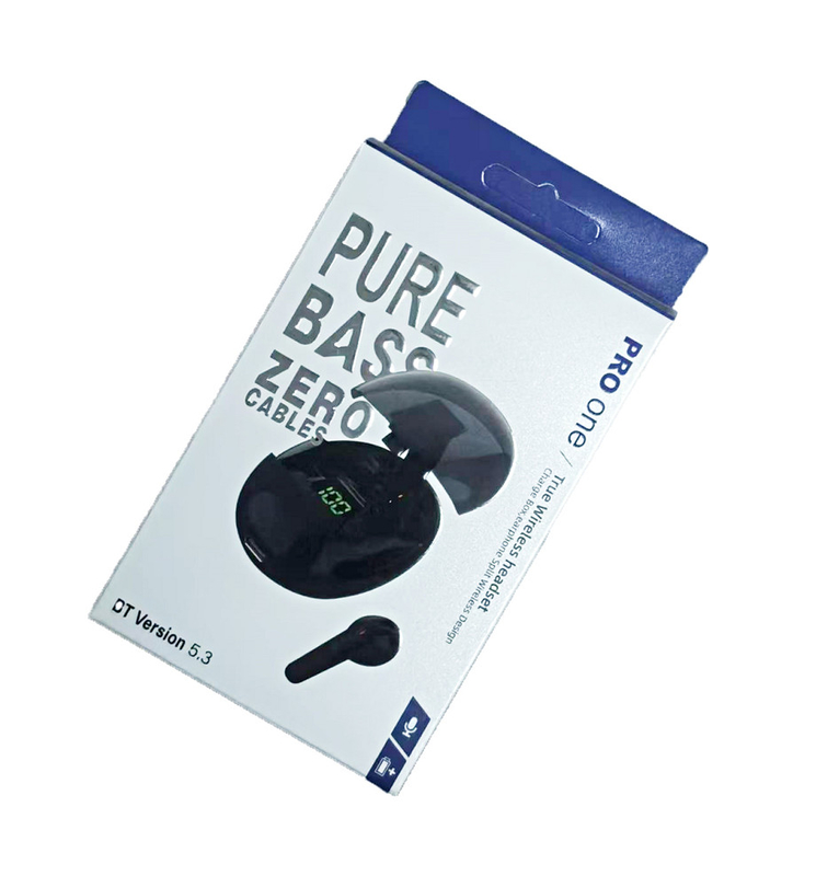 ETEK TWS Headset Single Ear 32 × 18.5 × 19.5mm F10 Speaker Type-C Fast Charging Color Box Packaging For Gamers Commuters