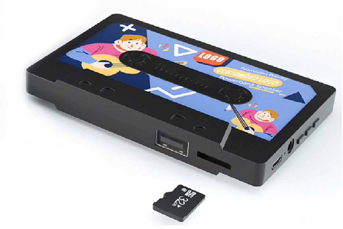 Bluetooth 5.0 TF Card FM Radio Supports 32GB Memory Card 19mm Full-frequency Speaker Minimalist Business Style