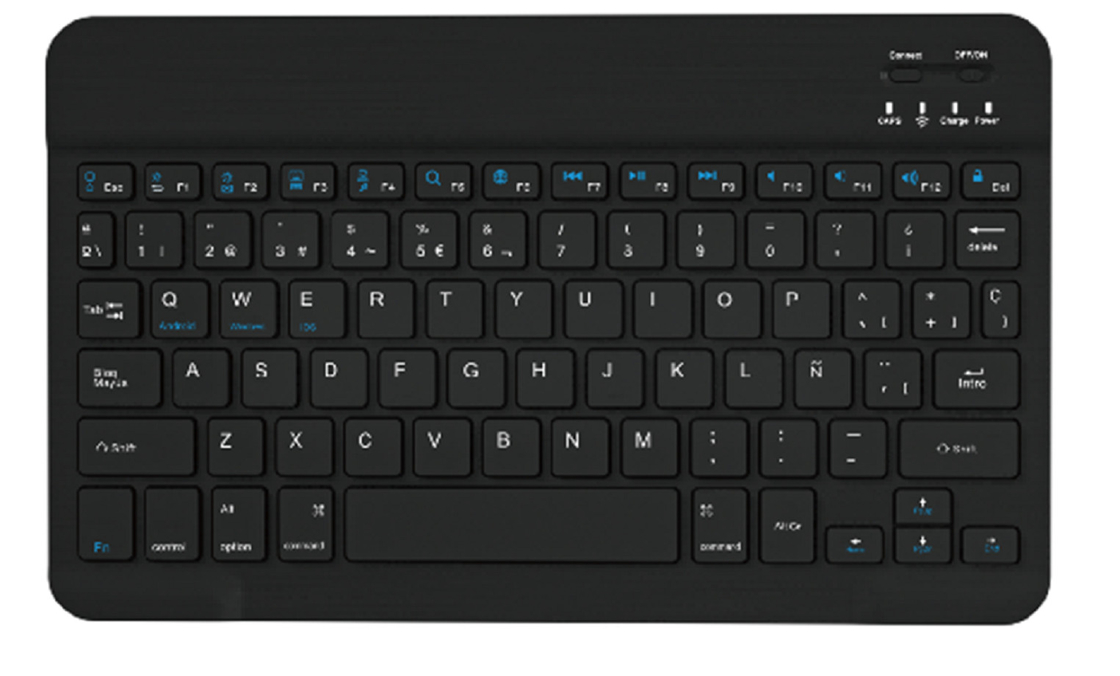 9.7-inch Bluetooth Keyboard Multiple Color Options 6.4mm Thick 183g Lightweight Design Bluetooth 3.0 Dual-mode Connection