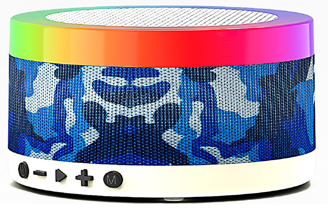 RMS 15W Power 102mm Speaker Bluetooth TF Card USB FM Radio Support 2400mAh Battery Colorful LED Lights With Multiple Modes