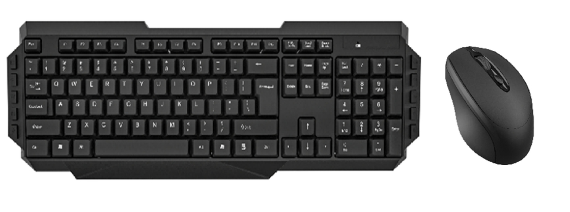 2.4G Wireless Lightweight Design Waterproof Keyboard USB Plug And Play Custom Printing Supported 800/1200/1600 DPI 55g HIPS Eco-friendly Material