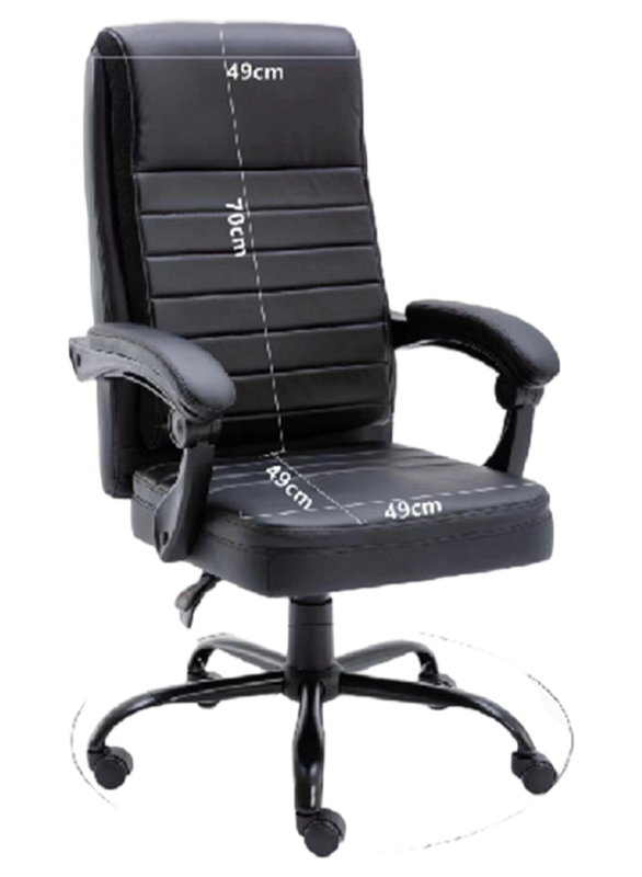 Multi-Function Mechanism Ergonomic Gaming Desk Chair With High-rebound PU Armrests And Backrest 320mm Chrome Base With Nylon Casters