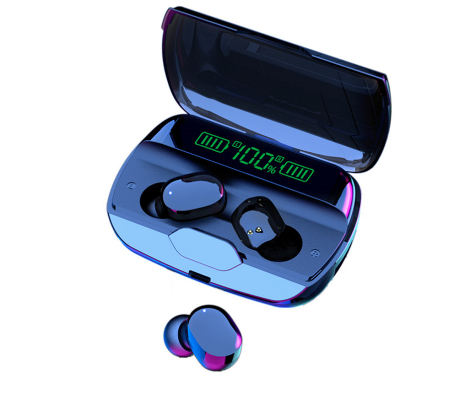 Low Latency 4-hour Bluetooth Headphones With 600mAh Charging Case F8 Copper Ring Speaker For Gamers Students Commuters