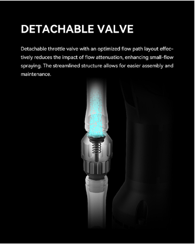 Newly Agricultural UAVs Centrifugal Nozzle Max Flow Rate 10L/min Detachable Valve CAN Comm Efficient Cooling And Spraying