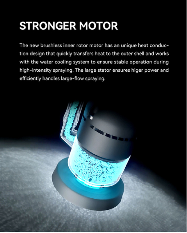 Newly Agricultural UAVs Centrifugal Nozzle Max Flow Rate 10L/min Detachable Valve CAN Comm Efficient Cooling And Spraying